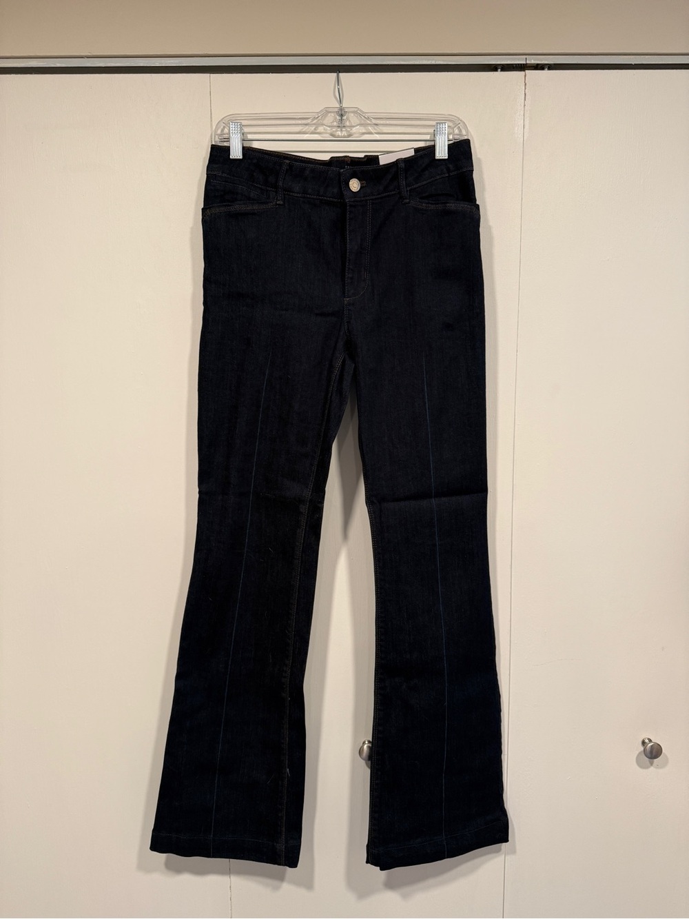 White House Black Market Black Flare Jeans